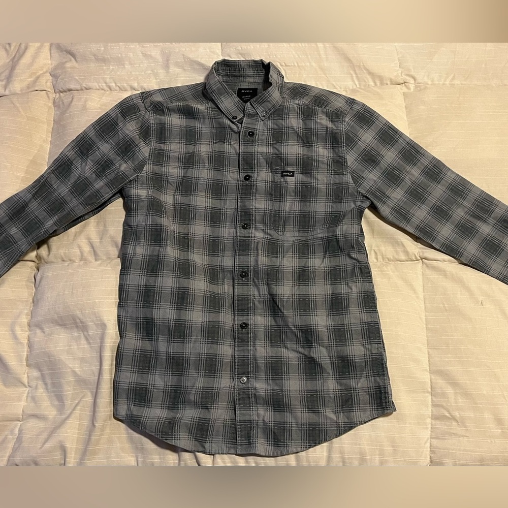 RVCA men’s long sleeve button up - XS